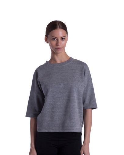 Ladies' Open Cross Back Drop Shoulder Sweatshirt