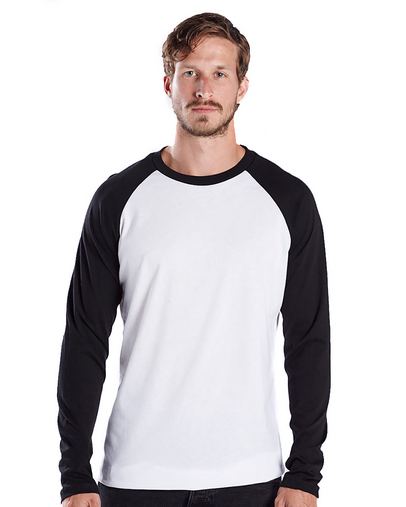 Men's 4.3 oz. Long-Sleeve Triblend Baseball Raglan