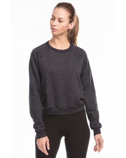 Ladies' Sponge Fleece Crop Top