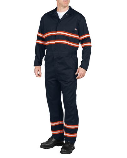 Men's Enhanced Visibility Long-Sleeve Coverall