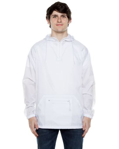  Unisex Nylon Packable Pullover Anorak Jacket 