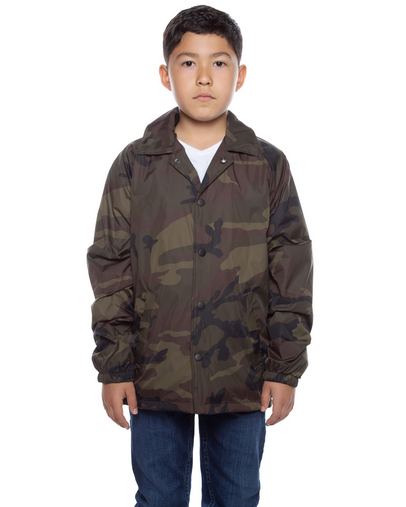Unisex Youth Nylon Coaches Jacket