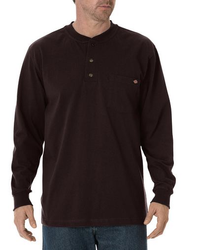 Men's Tall Long-Sleeve Heavyweight Henley