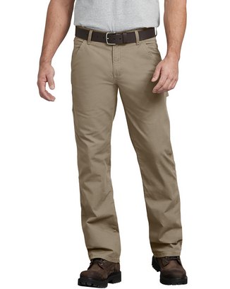 Men's FLEX Regular Fit Straight Leg Tough Max™ Ripstop Carpenter Pant - RNS DSRT SND _30 - 30