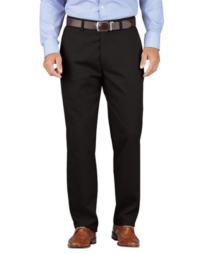 Men's KHAKI Relaxed Fit Tapered Leg Comfort Waist Pant