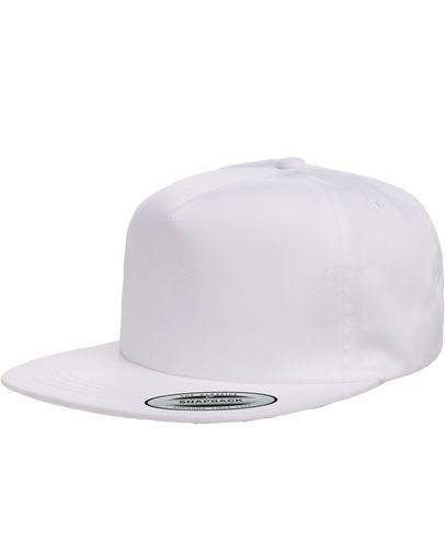  Adult Unstructured 5-Panel Snapback Cap 