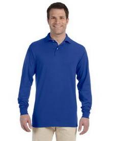 Edwards Garment Long Sleeve Soft Touch Pique Polo Shirt